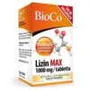 BioCo Lizin MAX 1000mg Megapack tabletta - 100db