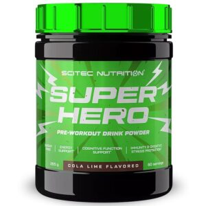 Scitec Nutrition Pro Line Superhero Pre-Wo cola-lime por - 285g