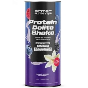 Scitec Nutrition Protein Delite Shake vanília-erdei gyümölcs - 700g