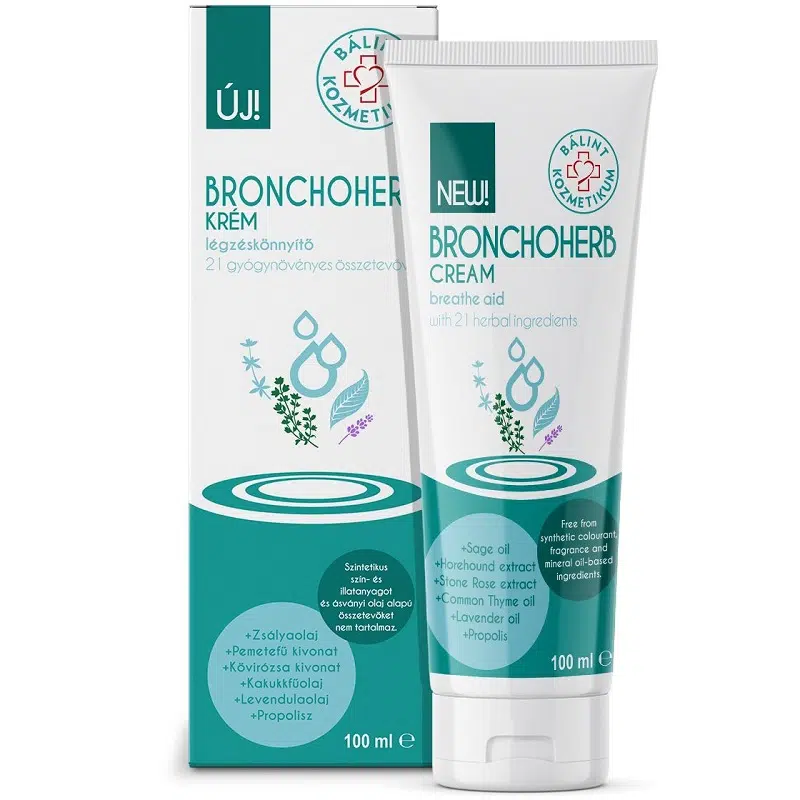 Bálint Bronchoherb légzéskönnyítő krém - 100ml Bálint Bronchoherb légzéskönnyítő krém - 100ml