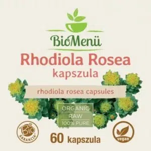 Biomenü Bio Rhodiola Rosea kapszula - 60db - Image 2 Biomenü Bio Rhodiola Rosea kapszula - 60db - Image 2
