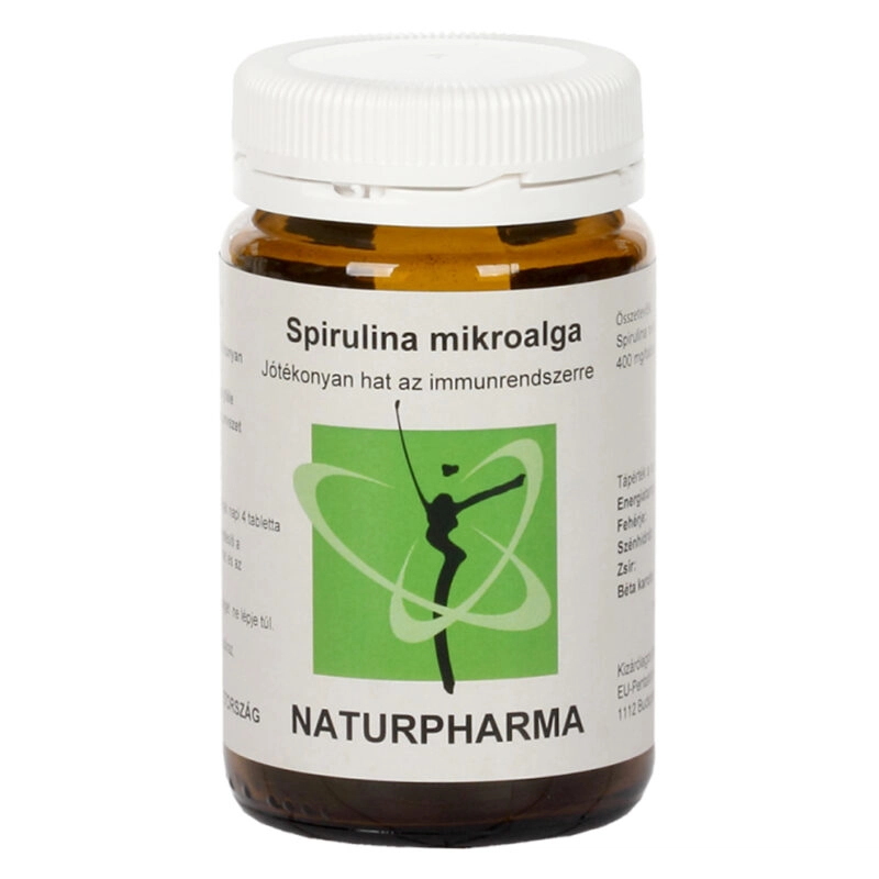 Naturpharma Spirulina alga por tabletta - 120 db