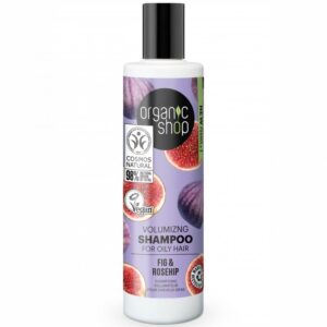Organic Shop Volumennövelő sampon fügével és csipkebogyóval