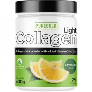 Pure Gold Collagen Marha kollagén italpor light limonádé - 300g