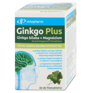 InnoPharm Ginkgo Plus 120mg filmtabletta - 60db