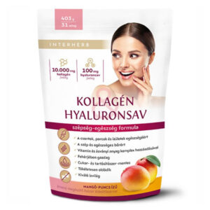Interherb Benefitt Kollagén mangó-puncs ízű italpor - 400g