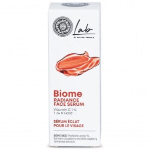 Natura Siberica Lab Biome Radiance C-vitaminos arcszérum 24k arannyal - 30ml