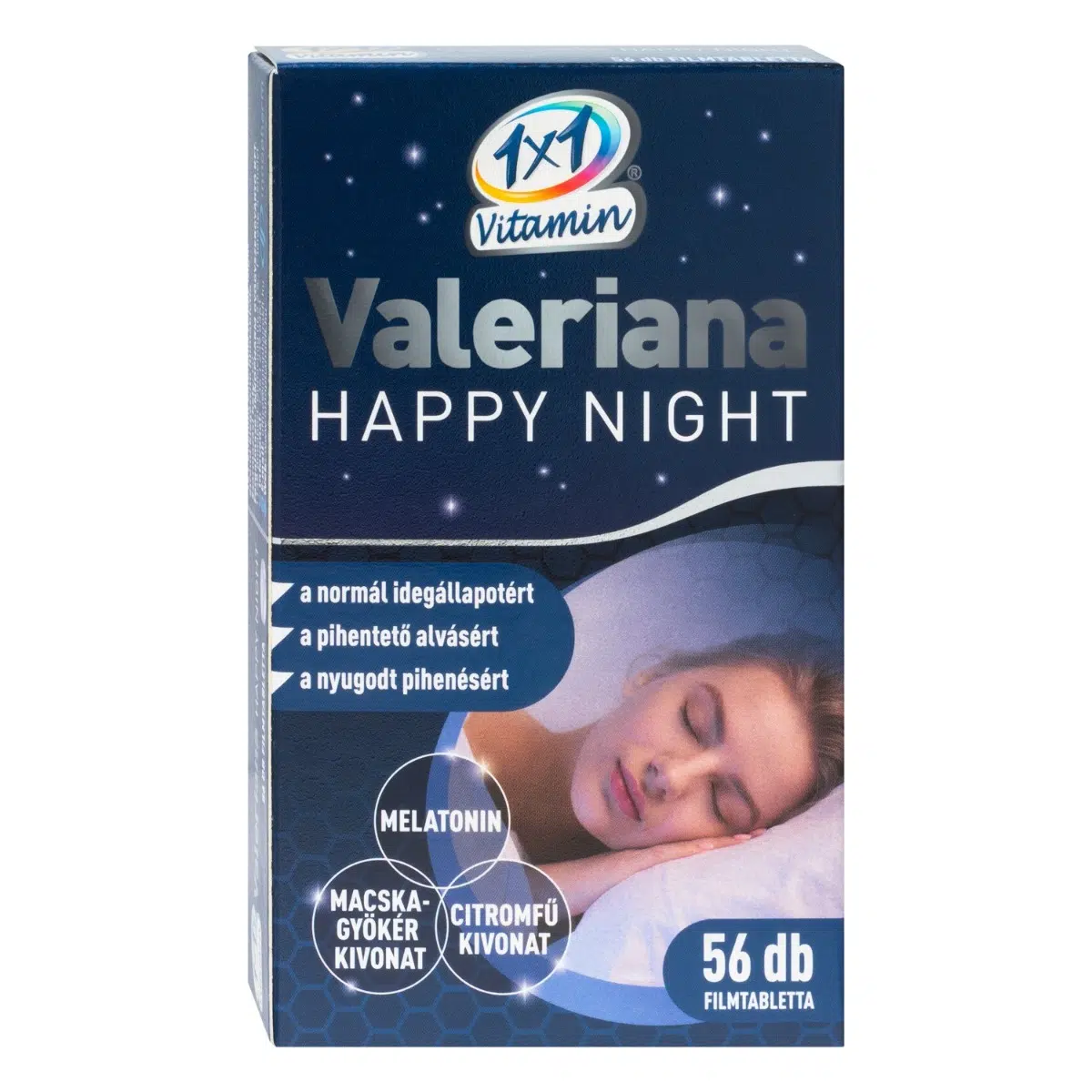 1x1 Vitamin Valeriana Happy Night filmtabletta - 56db 1x1 Vitamin Valeriana Happy Night filmtabletta - 56db