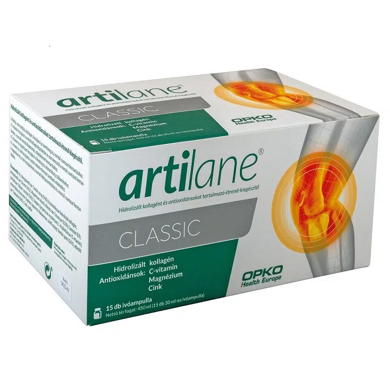 Artilane Classic Hidrolizált Kollagén és Hialuronsav ivóampulla - 15db Artilane Classic Hidrolizált Kollagén és Hialuronsav ivóampulla - 15db