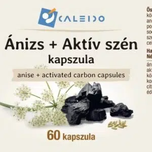 Caleido Ánizs+Aktív szén kapszula - 60db - Image 2 Caleido Ánizs+Aktív szén kapszula - 60db - Image 2