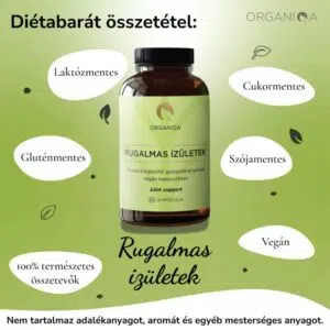 Organiqa Rugalmas Ízületek kapszula - 60db - Image 3 Organiqa Rugalmas Ízületek kapszula - 60db - Image 3