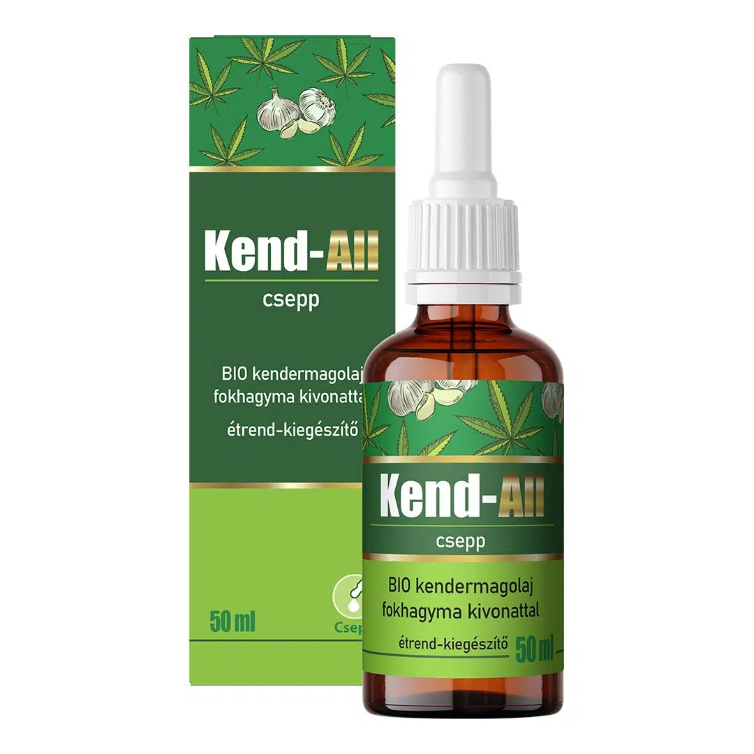 Viva Natura - Green Blood Kend-All BIO kendermagolaj fokhagyma kivonattal csepp - 50ml Viva Natura - Green Blood Kend-All BIO kendermagolaj fokhagyma kivonattal csepp - 50ml