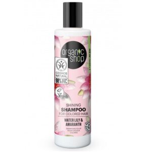 Organic Shop Shine sampon vízililiommal és amaránttal - 280ml
