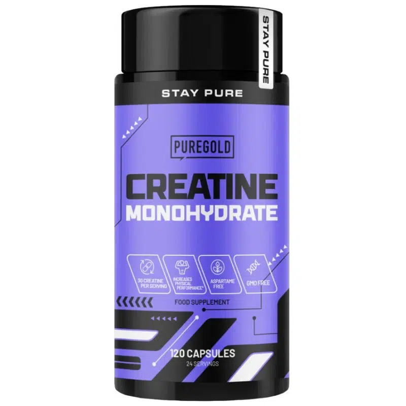 Pure Gold Creatine Monohydrate kapszula - 120db Pure Gold Creatine Monohydrate kapszula - 120db