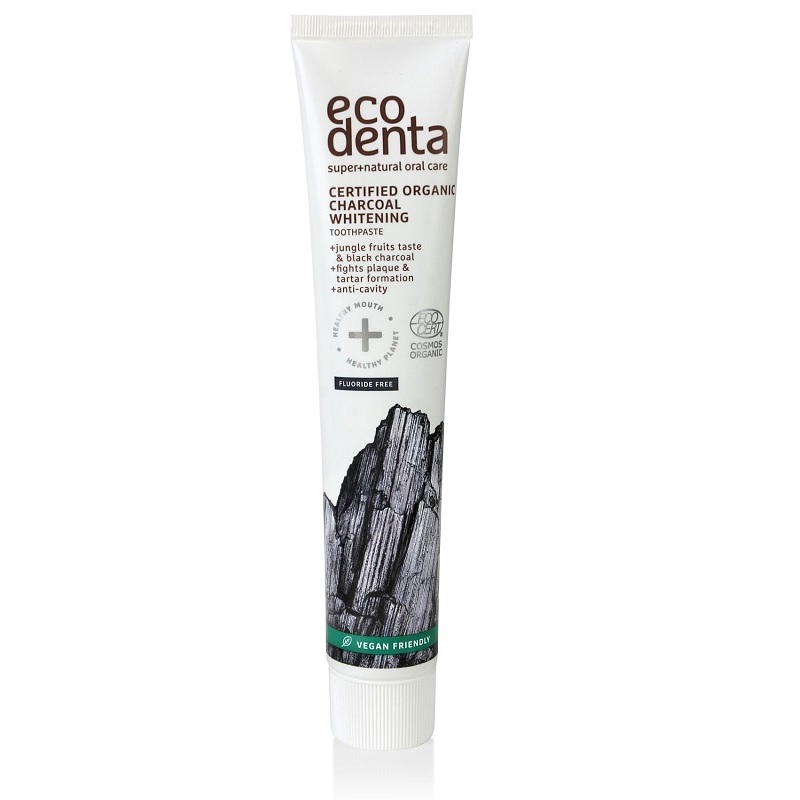 Ecodenta Minősített fehérítő bio fogkrém szénnel - 75ml Ecodenta Minősített fehérítő bio fogkrém szénnel - 75ml