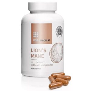 USA Medical Organic Lion's Mane gomba kivonat kapszula - 60db