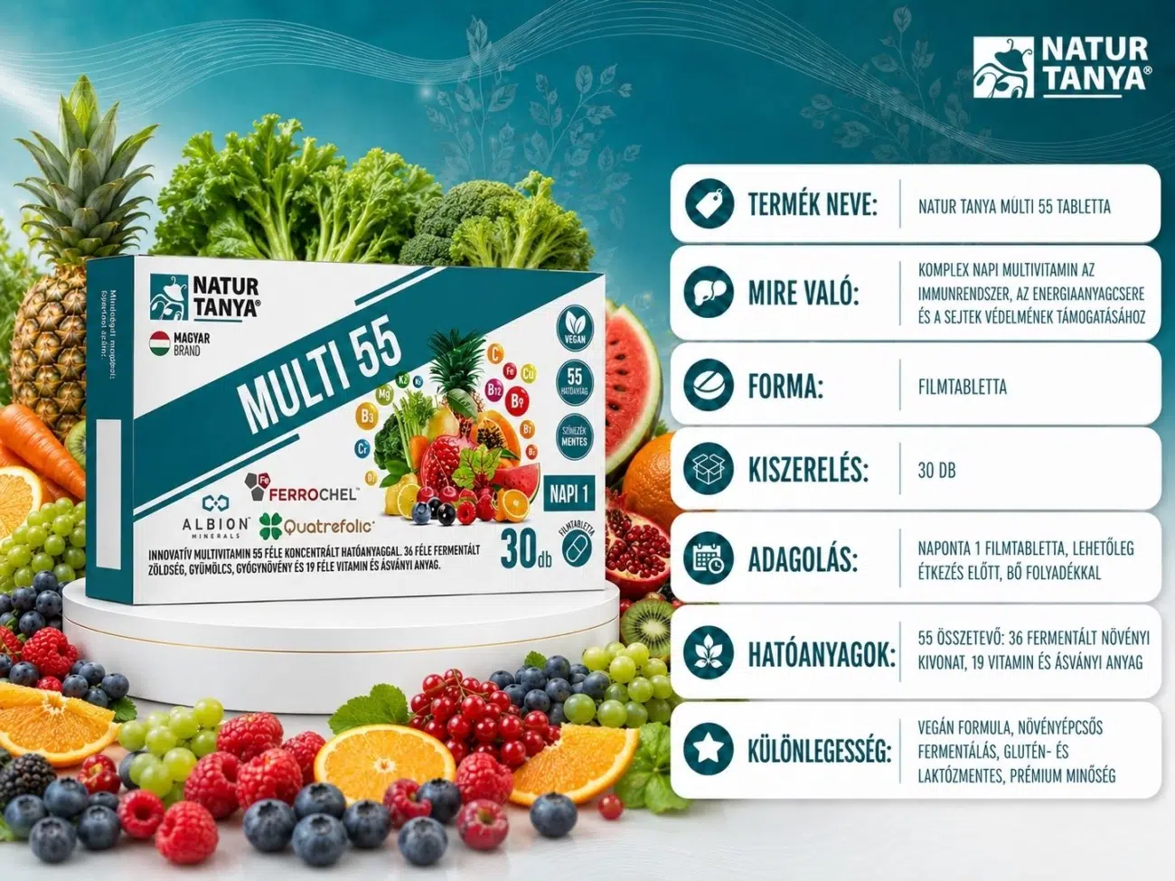 Natur Tanya MULTI 55 tabletta