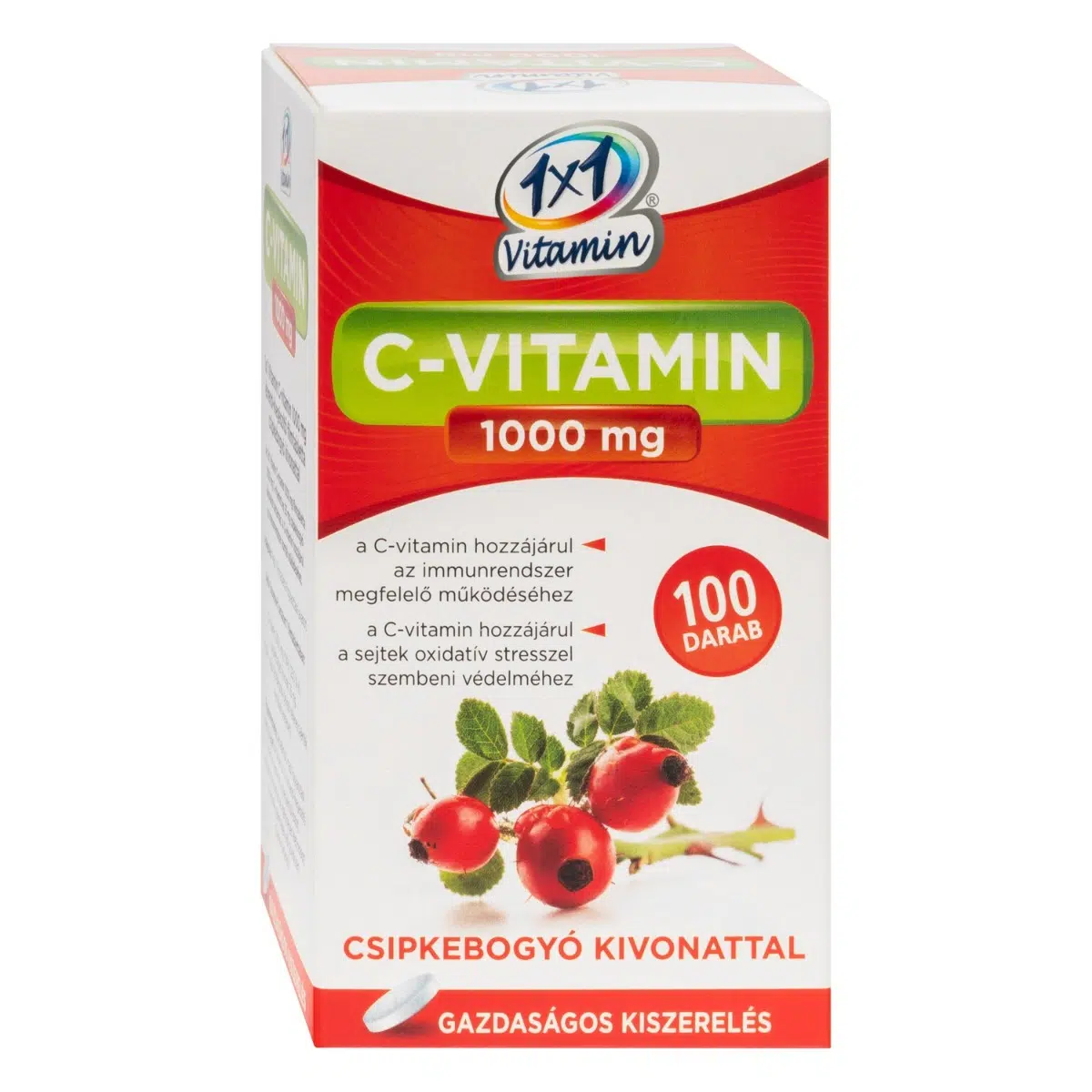 1x1 Vitamin C-vitamin 1000mg csipkebogyós tabletta - 100db 1x1 Vitamin C-vitamin 1000mg csipkebogyós tabletta - 100db