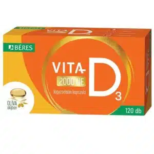 Béres Vita-D3 2000NE olíva olajban lágyzselatin kapszula - 120db