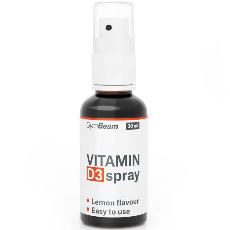 GymBeam D3-vitamin citrom ízű spray - 30ml GymBeam D3-vitamin citrom ízű spray - 30ml