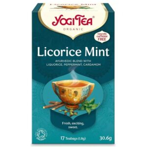 Yogi Bio Édesgyökér tea mentával - 17 filter/doboz