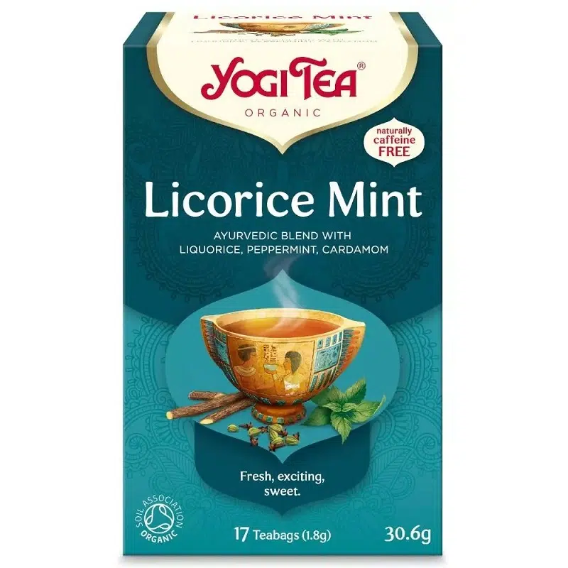 Yogi Bio Édesgyökér tea mentával - 17 filter/doboz Yogi Bio Édesgyökér tea mentával - 17 filter/doboz