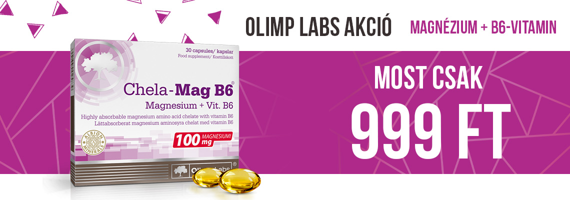 Olimp Labs Magnézium+B6 kapszula most csak 999 Ft!