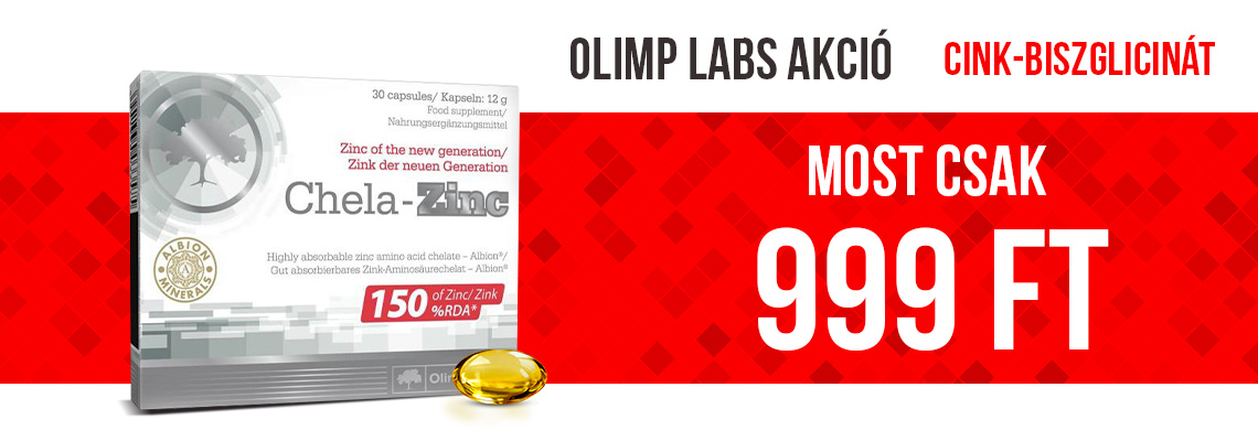 Olimp Labs Chela-Cink (cink-biszglicinát) kapszula most csak 990 Ft