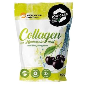 Forpro Low Carb Collagen Hyaluronsavval-Black Cherry - 300g
