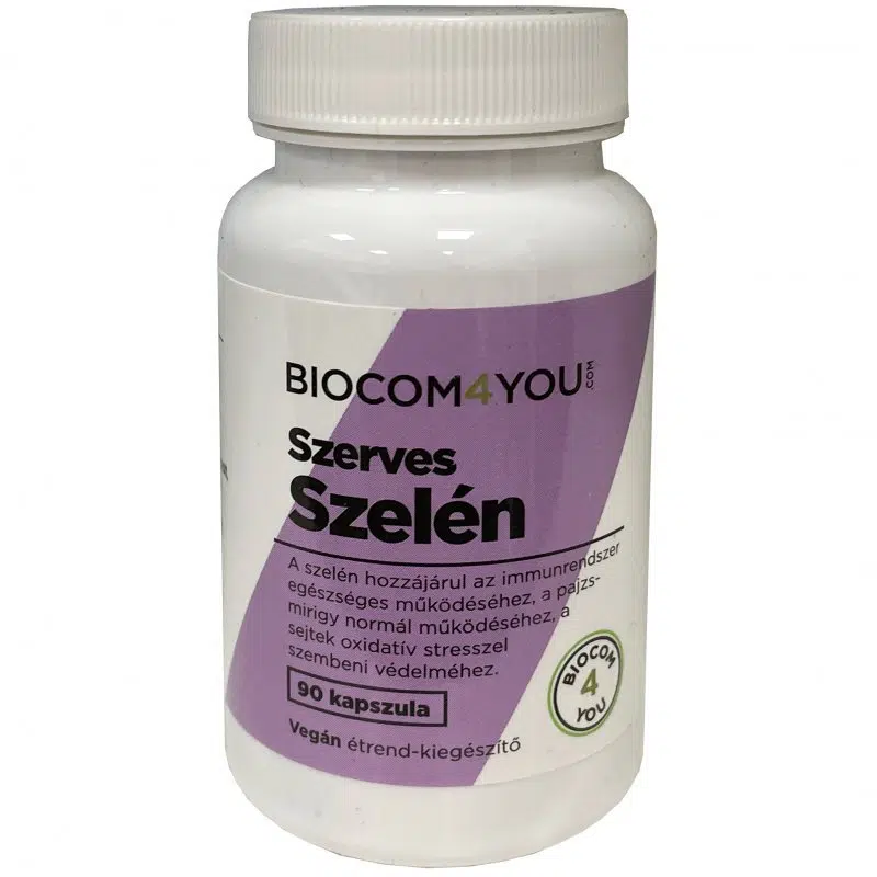 Biocom4You Szerves Szelén kapszula - 90db Biocom4You Szerves Szelén kapszula - 90db