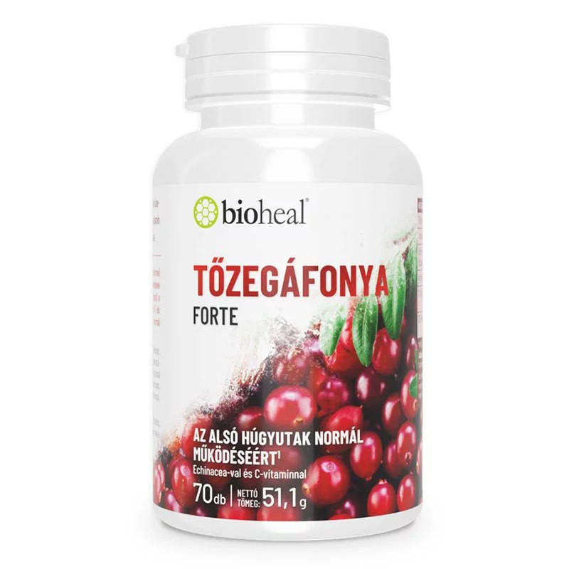 Bioheal Tőzegáfonya Forte kapszula - 70db Bioheal Tőzegáfonya Forte kapszula - 70db