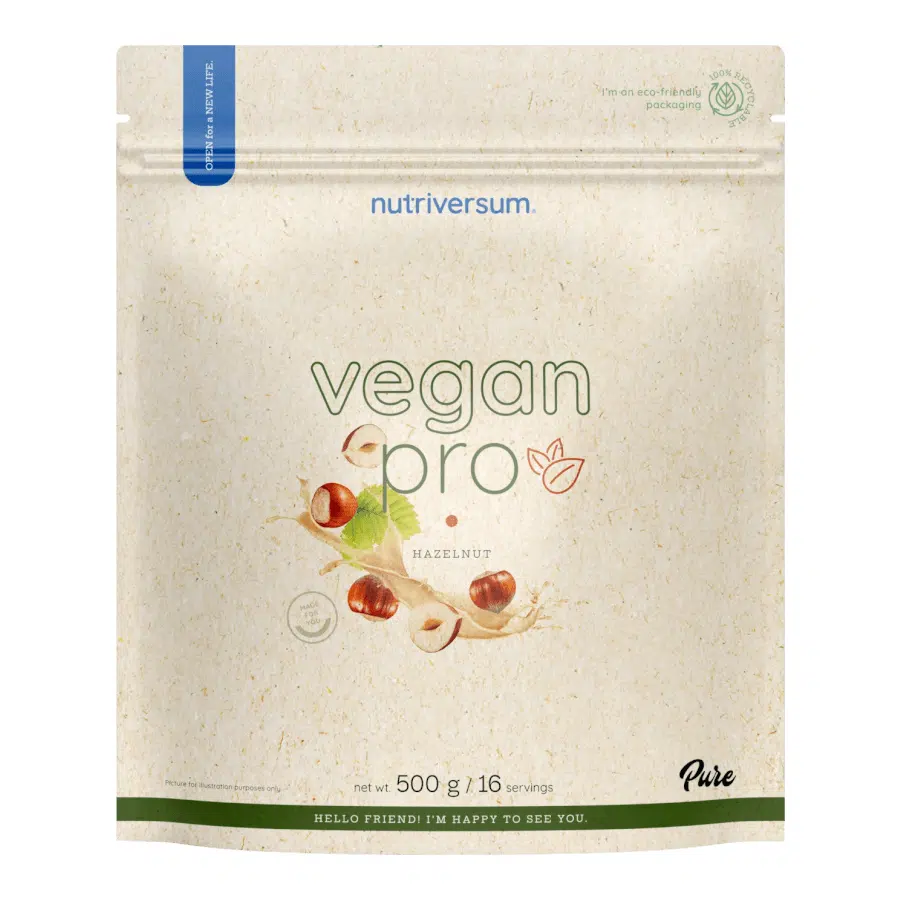 Nutriversum PURE Vegan Pro mogyoró - 500g Nutriversum PURE Vegan Pro mogyoró - 500g