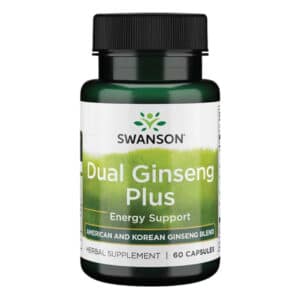 Swanson Dual Ginseng (Ginzeng) Plus kapszula - 60db