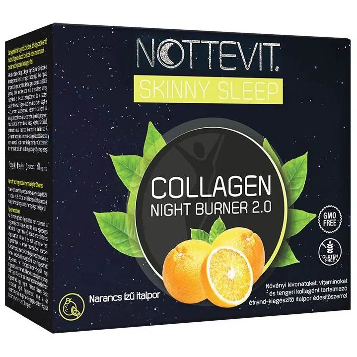 Nottevit Collagen Night Burner 2.0 narancs ízű italpor - 30 tasak Nottevit Collagen Night Burner 2.0 narancs ízű italpor - 30 tasak