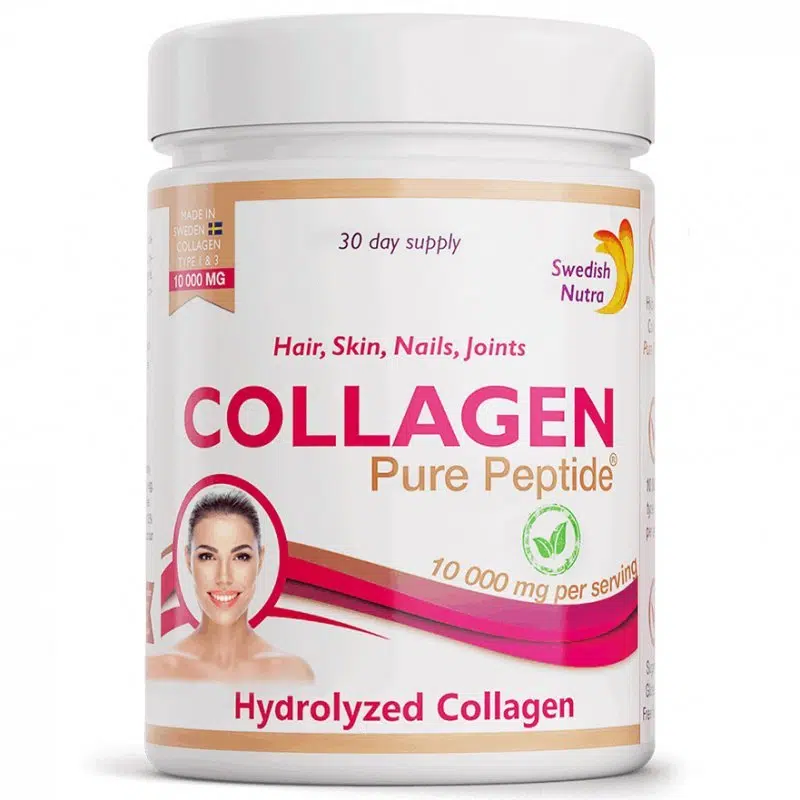 Swedish Nutra Hidrolizált marhakollagén 10000mg por - 300g Swedish Nutra Hidrolizált marhakollagén 10000mg por - 300g