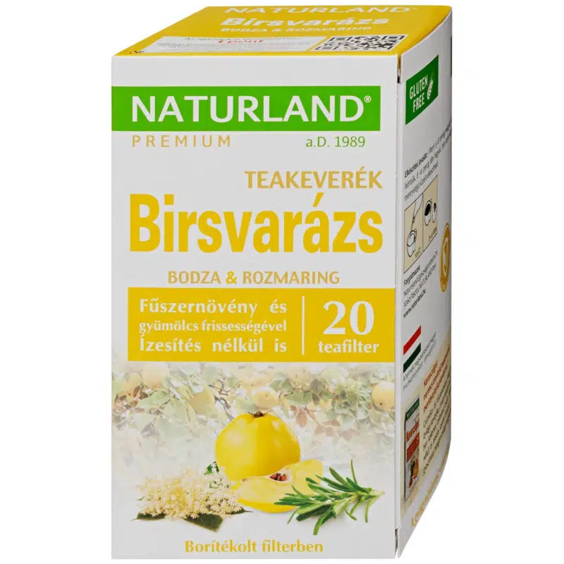 Naturland Birsvarázs teakeverék - 20 filter Naturland Birsvarázs teakeverék - 20 filter