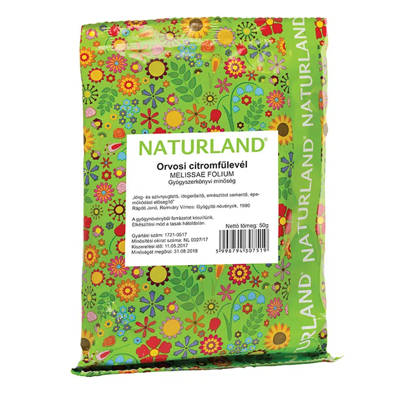 Naturland Orvosi citromfű levél tea - 50g Naturland Orvosi citromfű levél tea - 50g