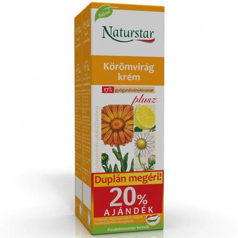 Naturstar Körömvirág Plusz Dupla krém - 2x60ml Naturstar Körömvirág Plusz Dupla krém - 2x60ml