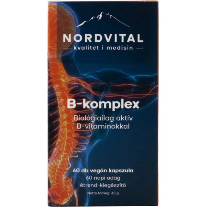 Nordvital B-komplex kapszula - 60db Nordvital B-komplex kapszula - 60db