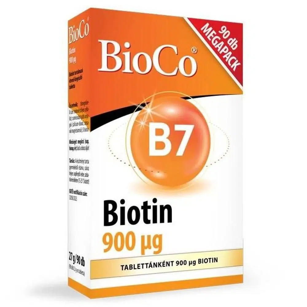 BioCo Biotin 900μg tabletta BioCo Biotin 900μg tabletta