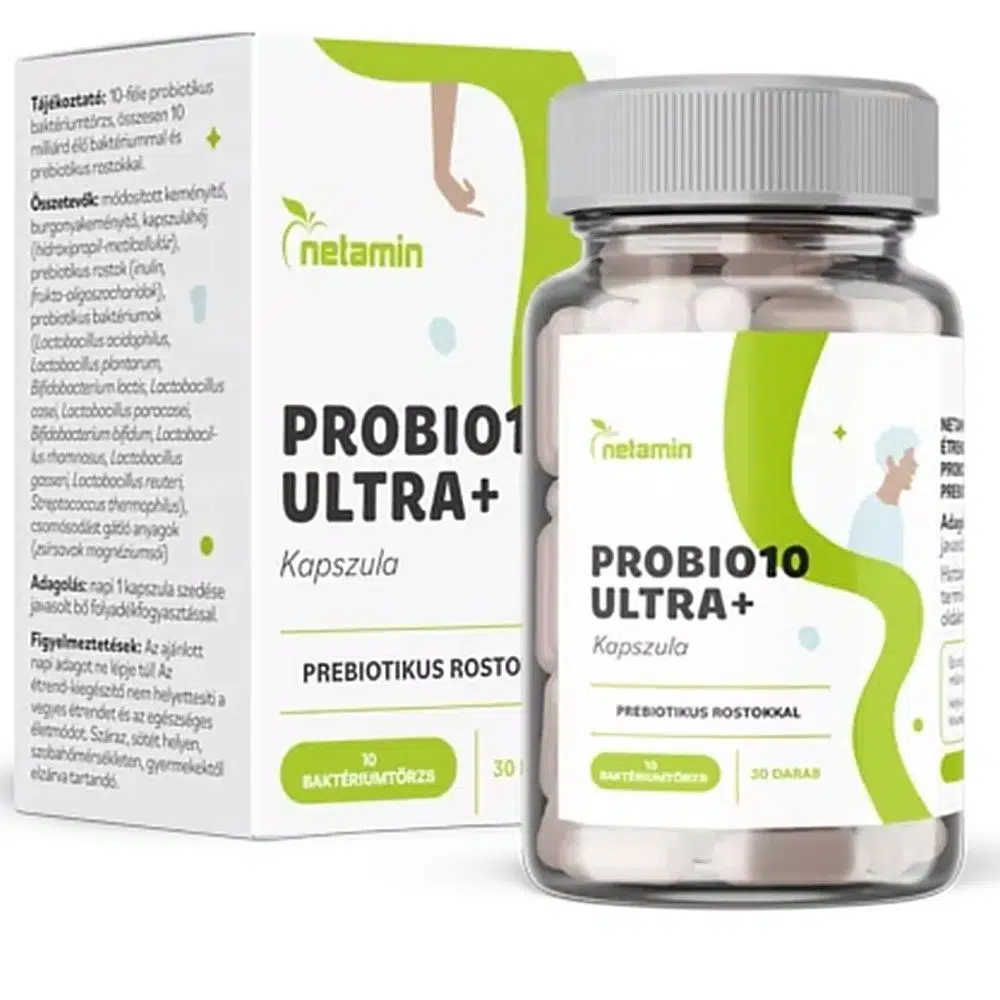 Netamin Probio10 Ultra+ kapszula - 30db Netamin Probio10 Ultra+ kapszula - 30db