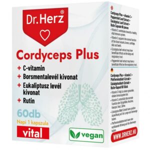 Dr. Herz Cordyceps Plus + C-vitamin kapszula - 60db