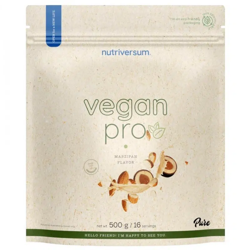 Nutriversum PURE Vegan Pro marcipán fehérjepor - 500g Nutriversum PURE Vegan Pro marcipán fehérjepor - 500g