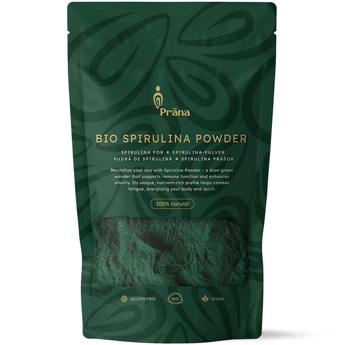 Prana Bio Spirulina alga por - 125g Prana Bio Spirulina alga por - 125g