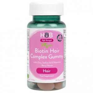 H&B Biotin-Haj komplex gumivitamin