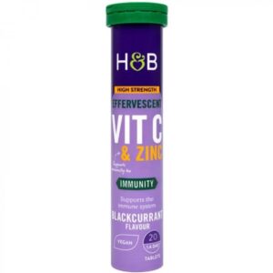 H&B C+Cink pezsgőtabletta feketeribizli