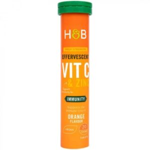 H&B C+Cink pezsgőtabletta narancs