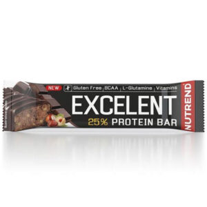 Nutrend Excelent 25% csoki-mogyoró ízű fehérje szelet - 85g