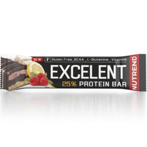 Nutrend Excelent 25% citrom krém-málna ízű fehérje szelet - 85g