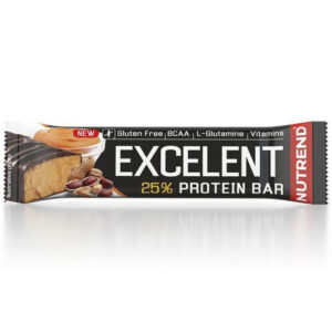 Nutrend Excelent 25% mogyoróvaj ízű fehérje szelet - 85g